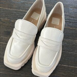 Dolce Vita Cream Loafers for Women